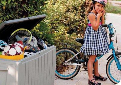 Kerti tároló láda - kert / udvar ötlet, modern stílusban