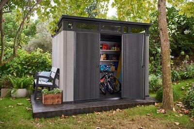 Kerti tároló - kert / udvar ötlet, modern stílusban