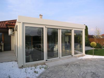 Modern télikert - erkély / terasz ötlet, modern stílusban