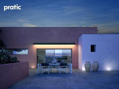 Napellenző zárt állapotban - erkély / terasz ötlet