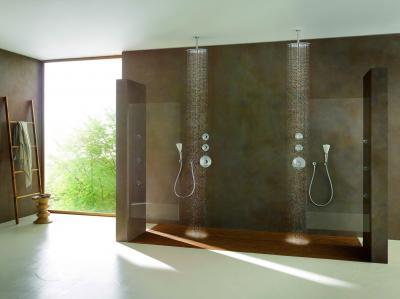 Minimalista zuhany - fürdő / WC ötlet