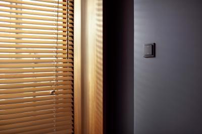 Fekete villanykapcsoló - nappali ötlet, modern stílusban