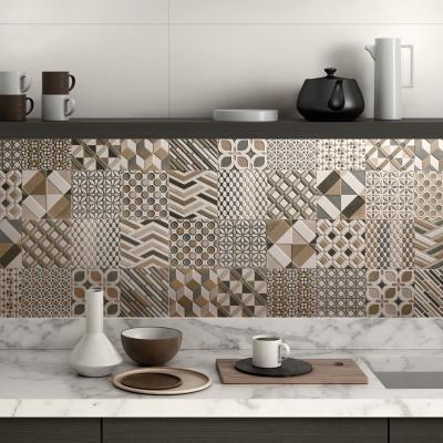 Mintás felületű csempe - konyha / étkező ötlet, modern stílusban