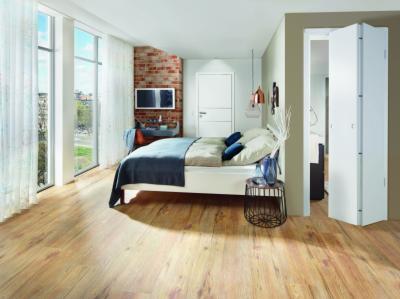 Fa beltéri ajtó - háló ötlet, modern stílusban