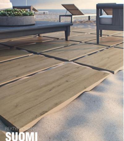 Fahatású csempe - erkély / terasz ötlet, modern stílusban