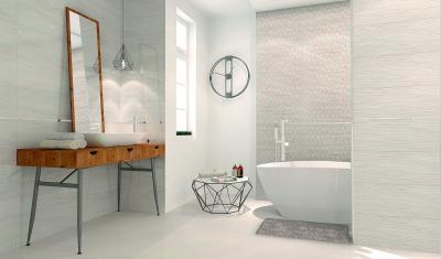 Változatos csempék a fürdőben - fürdő / WC ötlet, modern stílusban