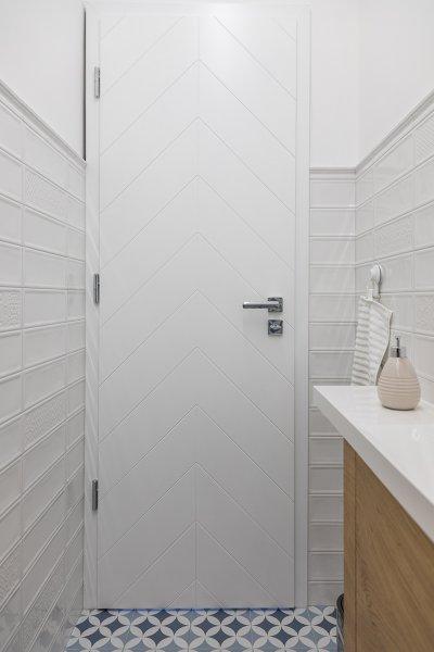 Pascal Pure White nyíló beltéri ajtó, festett fehér felülettel - fürdő / WC ötlet, modern stílusban