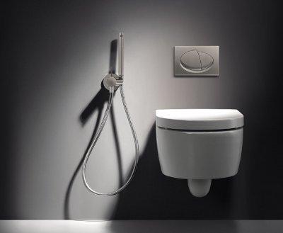 Helytakarékos megoldás - fürdő / WC ötlet, modern stílusban
