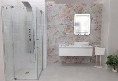 Romantikus fürdő - fürdő / WC ötlet, modern stílusban