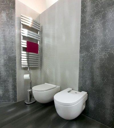 Fali WC és bide - fürdő / WC ötlet, modern stílusban