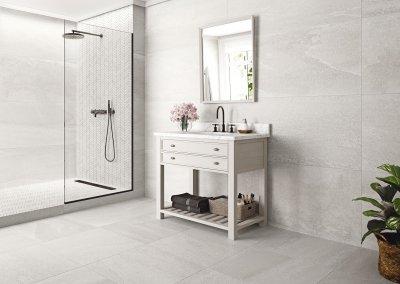 Natúr kő - fürdő / WC ötlet, modern stílusban