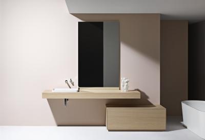 Pultba épített mosdó - fürdő / WC ötlet