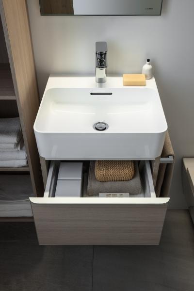 Mosdó és fiókos szekrény - fürdő / WC ötlet, modern stílusban
