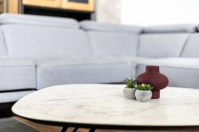 Elegáns dohányzóasztal - nappali ötlet, modern stílusban