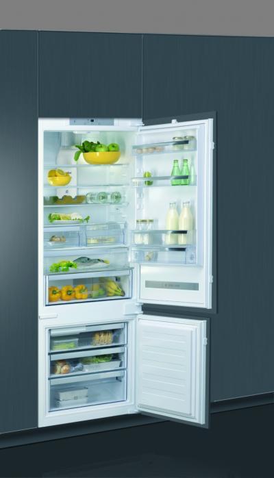 Beépíthető hűtőszekrény - konyha / étkező ötlet, modern stílusban
