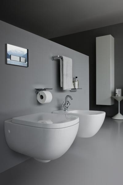 Fali wc és bidé - fürdő / WC ötlet, modern stílusban