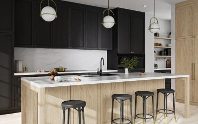 ZUMBA Nero - tisztán fekete - konyha / étkező ötlet, modern stílusban