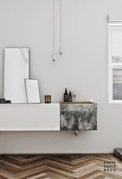 Meleg burkolat - parketta26 - nappali ötlet