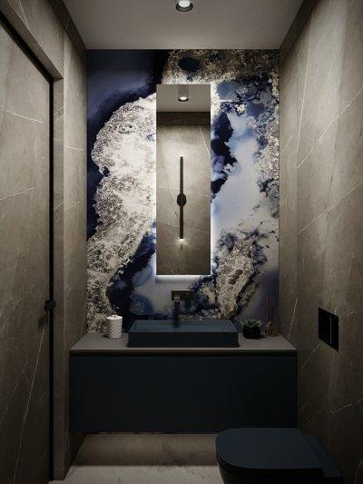 Vendég wc Sicis - fürdő / WC ötlet, modern stílusban