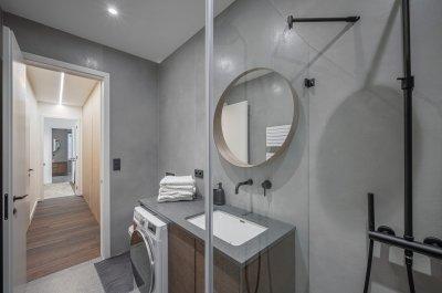 Modern fürdőszoba bútor - fürdő / WC ötlet
