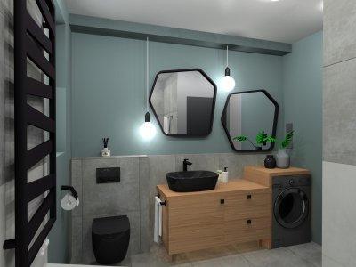 Modern férfias fürdőszoba - fürdő / WC ötlet, modern stílusban