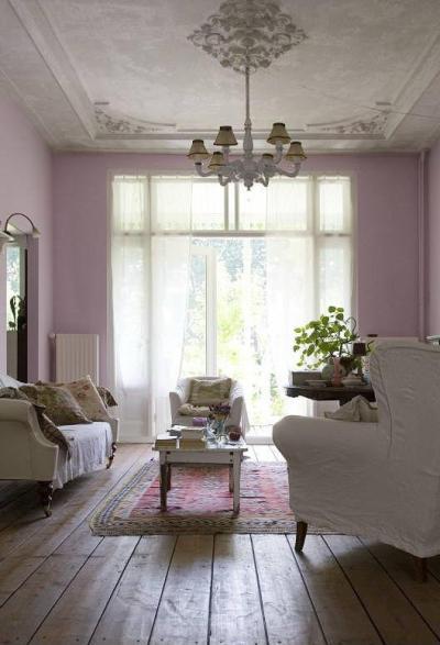 Kislányos rózsaszín - nappali ötlet, klasszikus stílusban