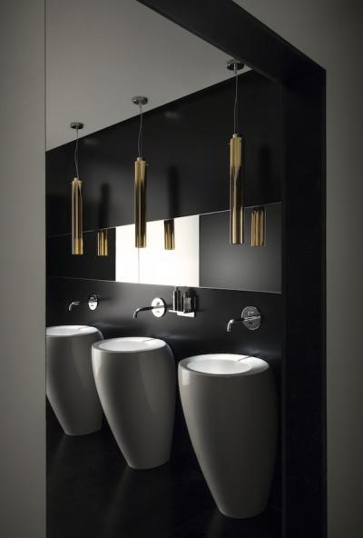Design mosdó - fürdő / WC ötlet, modern stílusban