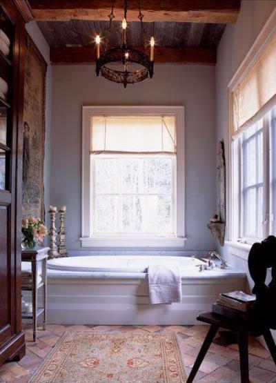 Változatos fürdőkádak26 - belső továbbiak ötlet, rusztikus stílusban