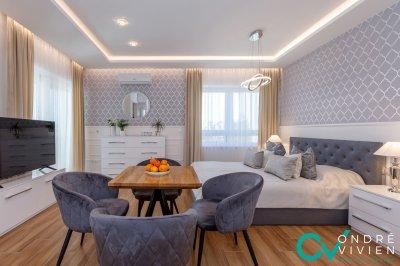 Ékszerdoboz stúdiólakás - konyha / étkező ötlet