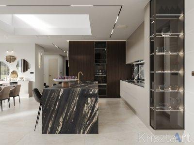 Prémium konyha - konyha / étkező ötlet, modern stílusban