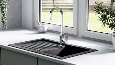 Ferro konyhai csaptelep - konyha / étkező ötlet, modern stílusban