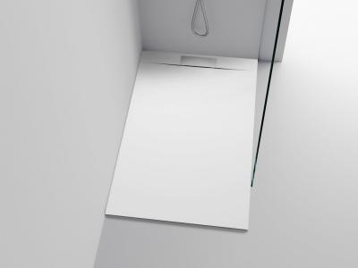 Minimál stílusú zuhanytálca - fürdő / WC ötlet