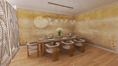 Étkező - konyha / étkező ötlet, modern stílusban