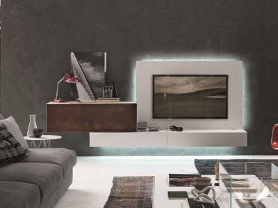 Feketén a fehér - nappali ötlet, modern stílusban