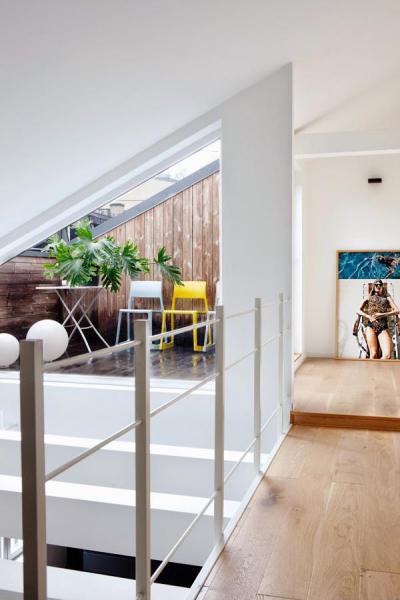 Loftok30 - tetőtér ötlet, modern stílusban