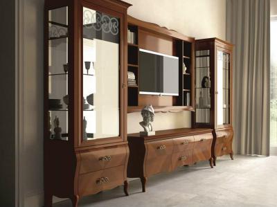 Antik hatás - nappali ötlet, klasszikus stílusban