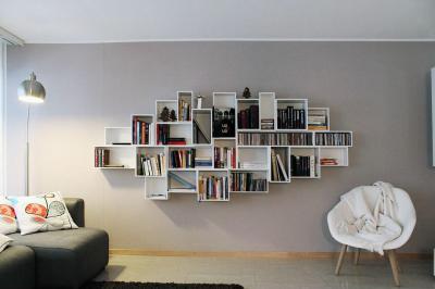 Tökéletes kuszaság - nappali ötlet, modern stílusban