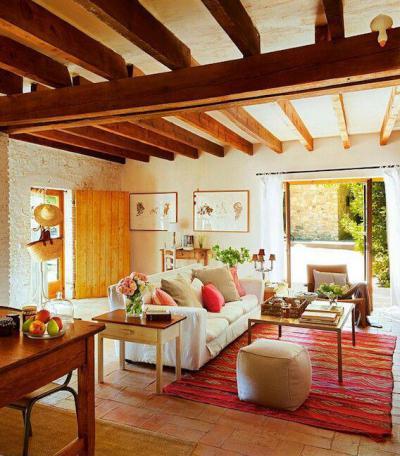 Mediterrán nappali - nappali ötlet, mediterrán stílusban