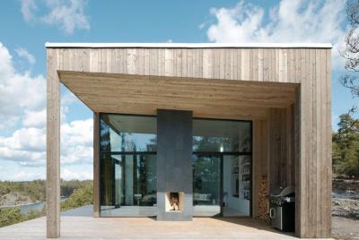 Tökéletes minimál - homlokzat ötlet