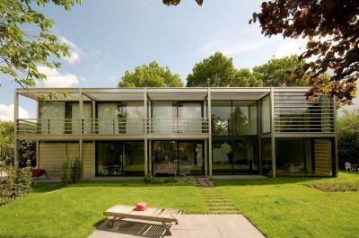 Ház Utrechtben1 - homlokzat ötlet, modern stílusban