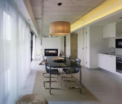 Kényelmes belső tér - konyha / étkező ötlet, modern stílusban