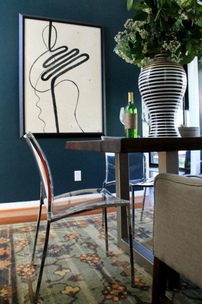 Absztrakt  - konyha / étkező ötlet, modern stílusban