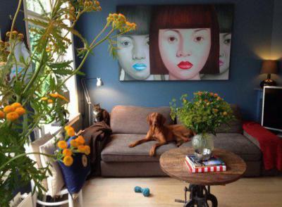 Arcok a nappaliban - nappali ötlet, modern stílusban