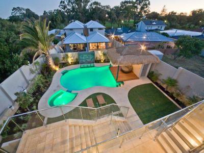 Medencék a ház körül 10 - medence / jakuzzi ötlet, modern stílusban