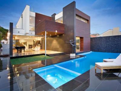 Medencék a ház körül 80 - medence / jakuzzi ötlet, modern stílusban