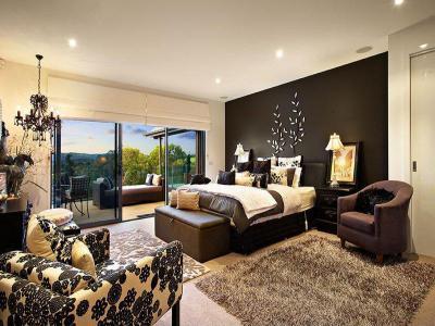 Virágos fotel - háló ötlet, modern stílusban