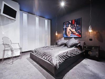 Fémes hatás - háló ötlet, modern stílusban