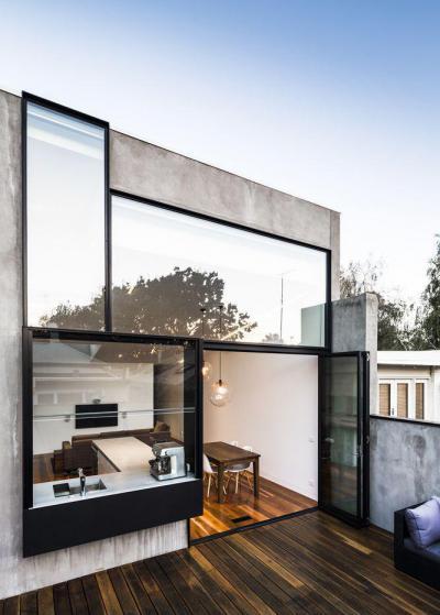 Kültéri homlokzatok14 - homlokzat ötlet, modern stílusban