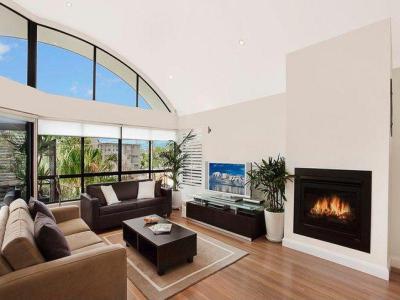 Kandallós házak25 - nappali ötlet, modern stílusban