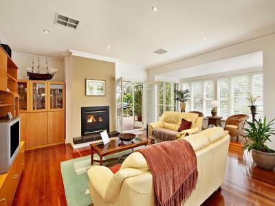 Kandallós házak91 - nappali ötlet